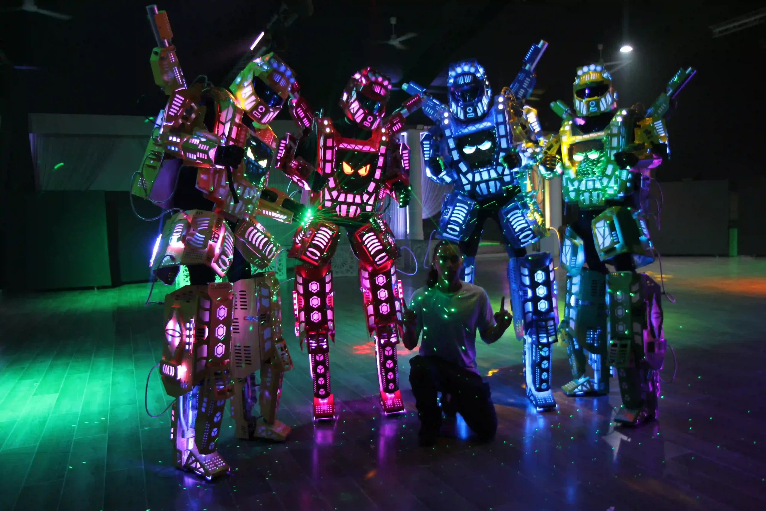 Robot led 4 Skybots animation robots leds skybots
