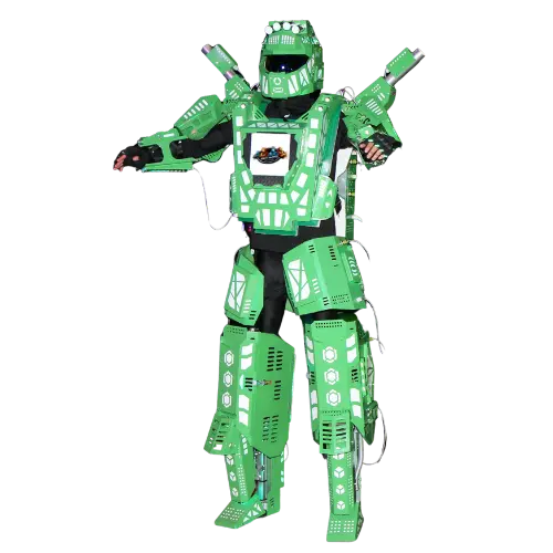 Skybots robot led vert